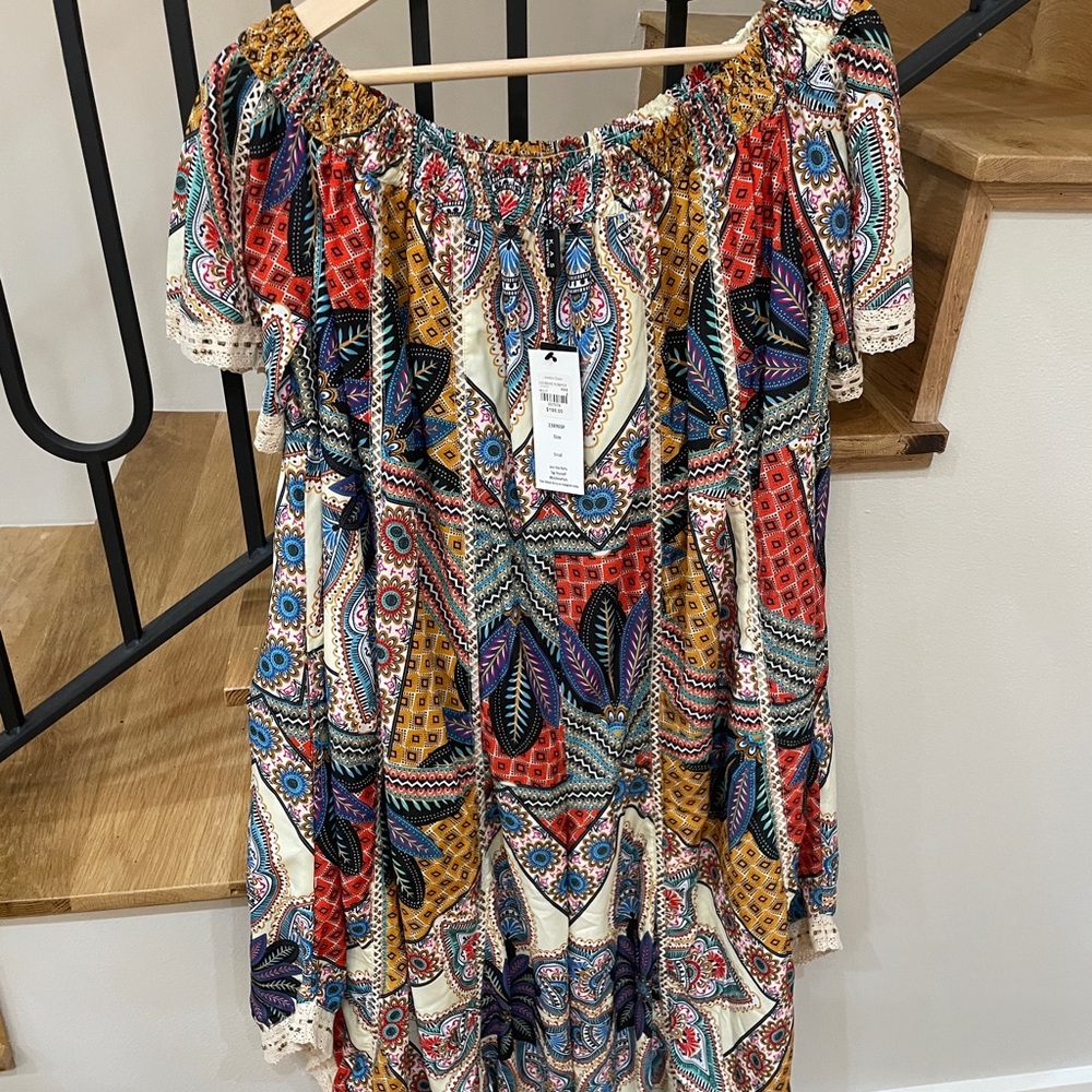 New African Flowy Romper